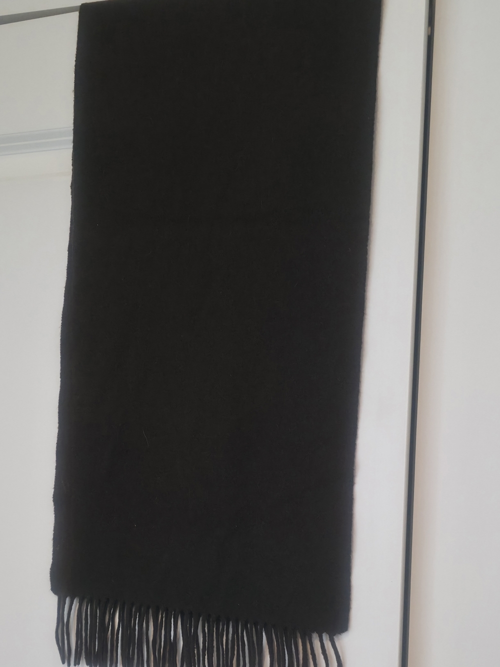 Classic Brown Fringe Scarf